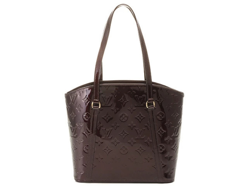 LOUIS VUITTON Avalon Shoulder Bag Vernis Amarante
